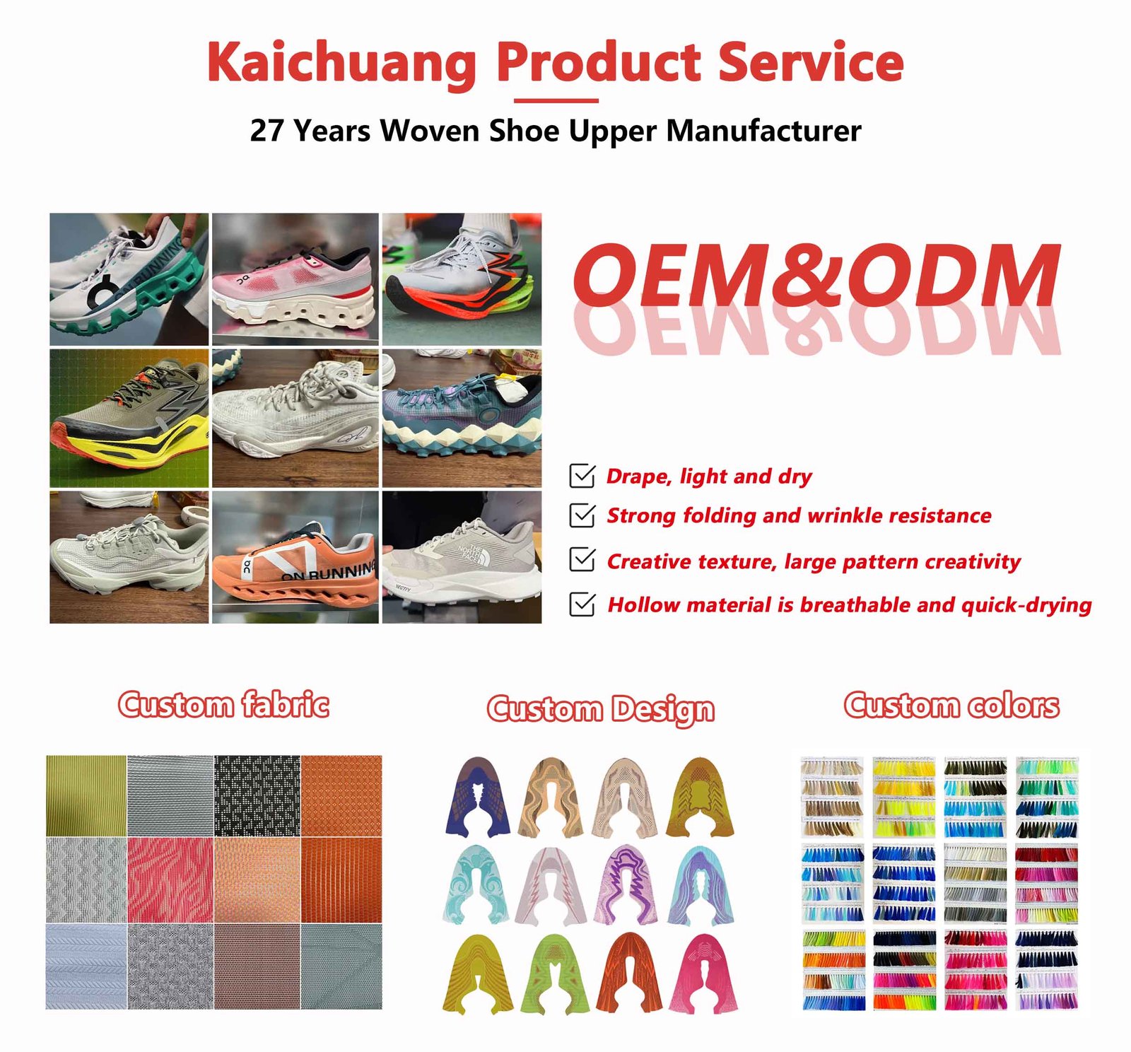 Kaichuang Products and Services