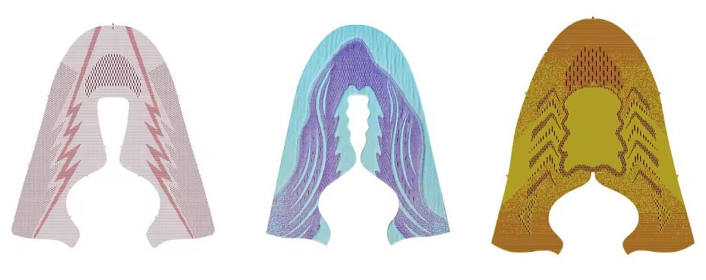 sports shoes upper Woven Shoe Uppers