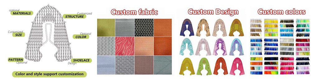 Kaichuang flyknit upper manufacturers customization service