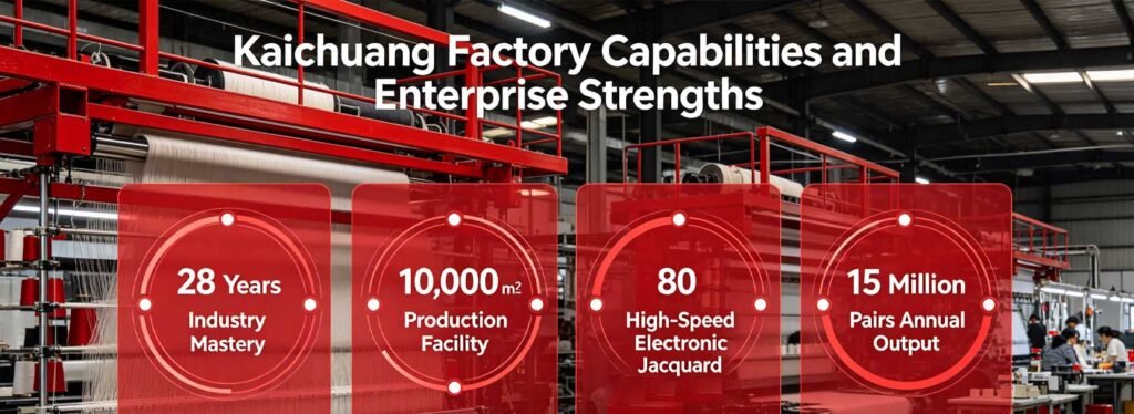 Jacquard Mesh Upper Suppliers Company Capabilities