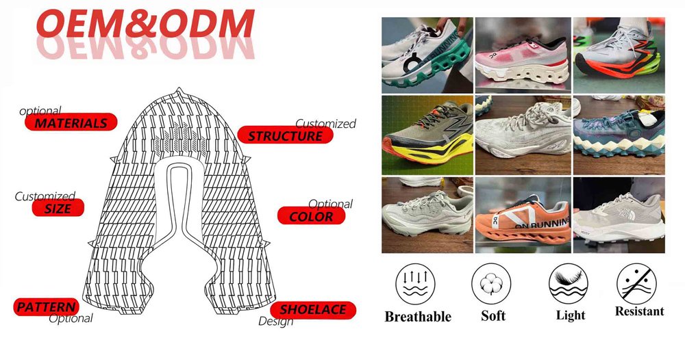Jacquard Upper Manufacturers OEM and ODM Customization