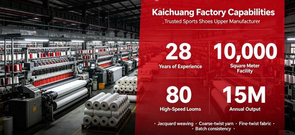 Running Shoe Upper Suppliers Factory Strengths
