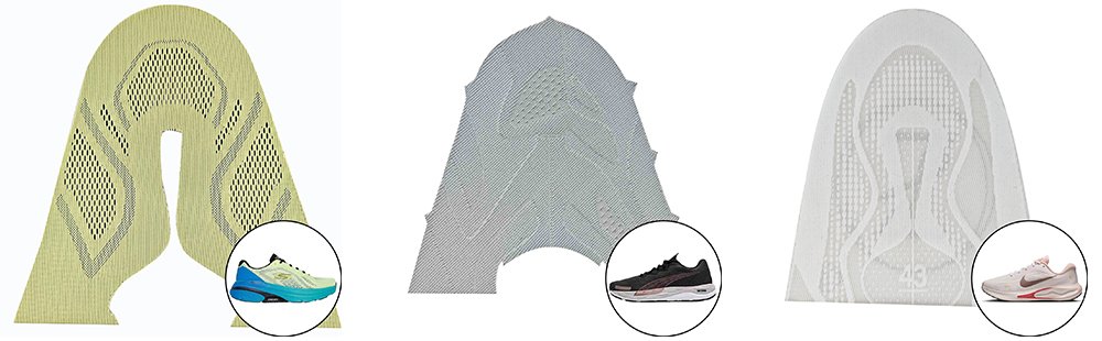 Shoe Upper Suppliers Jacquard Mesh Upper